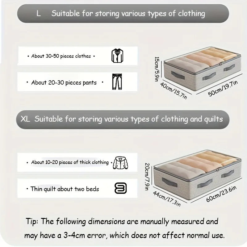 Organizador Bajo Cama de Gran Capacidad – Case Lune™