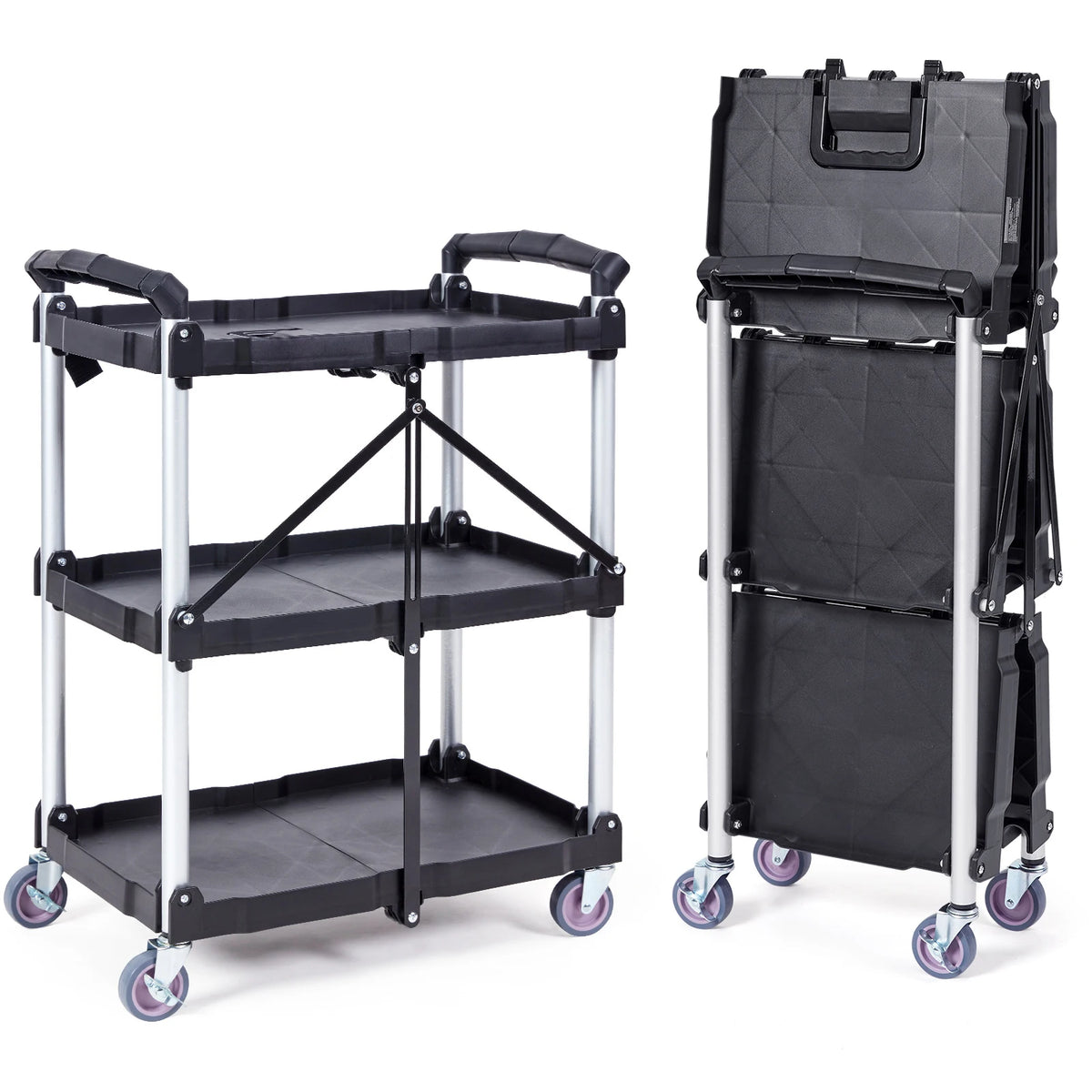 Carrito Organizador Plegable de 3 Niveles – Case Lune™