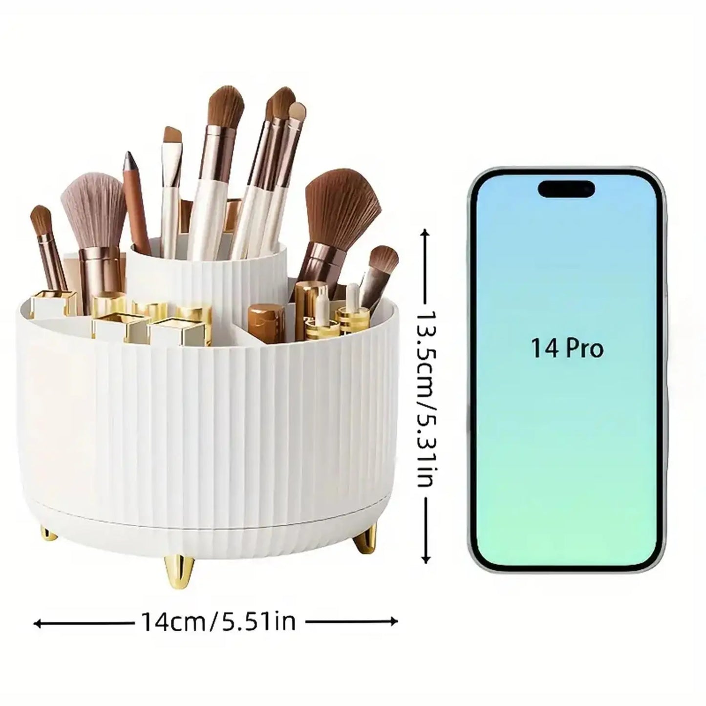 Organizador Giratorio 360° para Maquillaje – Case Lune™