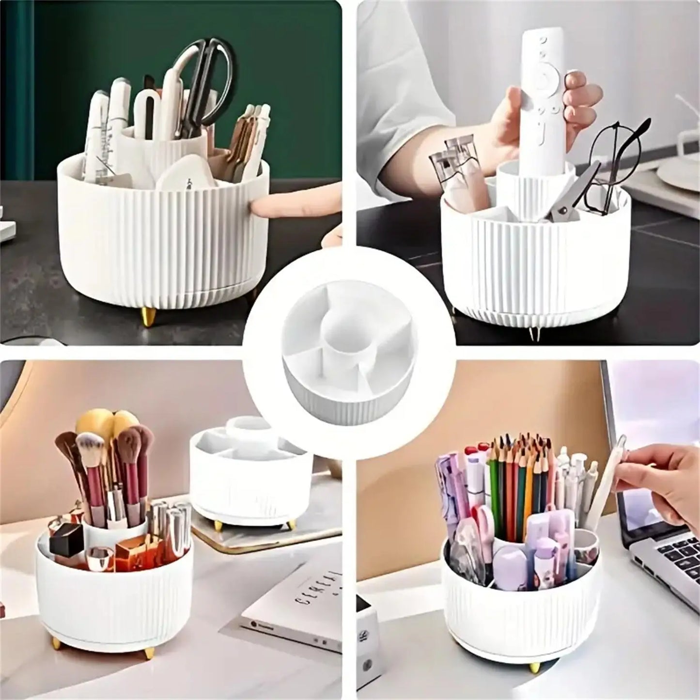 Organizador Giratorio 360° para Maquillaje – Case Lune™