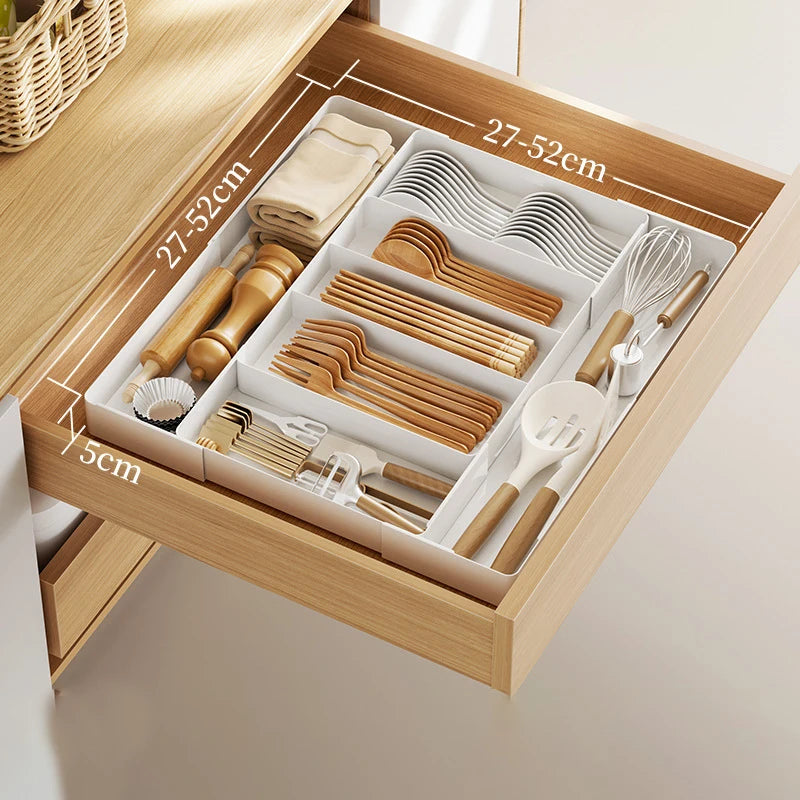 Organizador Extensible para Cajones y Cubiertos – Case Lune™